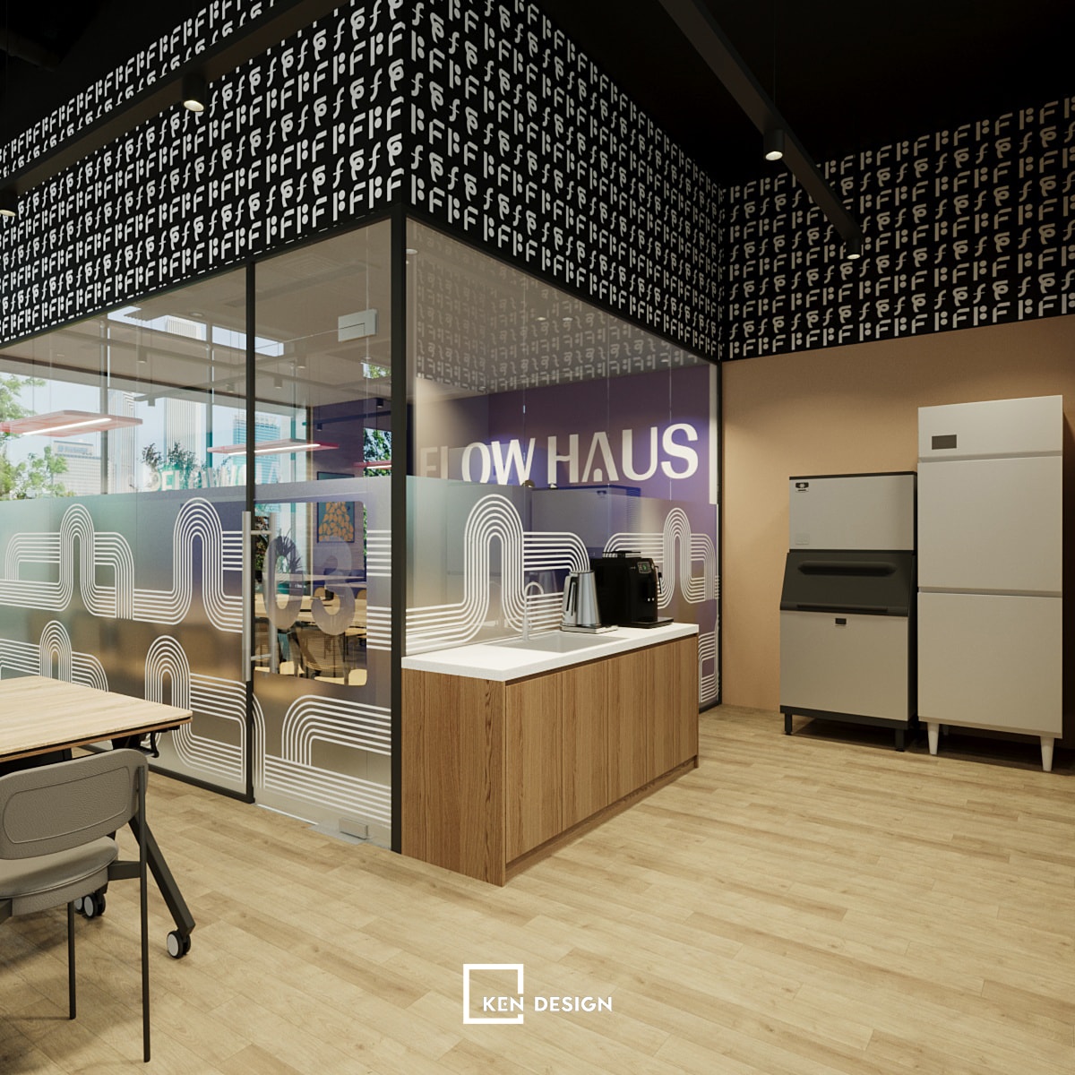 Thiết kế mở rộng quy mô quán cafe coworking Flow Haus